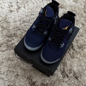 Kids Jordan 4 lakers